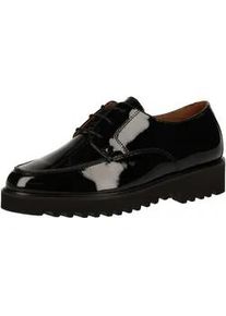 Schn&uuml;rschuh Paul Green "Paul Green Halbschuhe Leder", Damen, Gr. 39, schwarz, Leder, Schuhe Schn&uuml;rschuh
