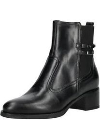 Stiefelette Nero Giardini "Nero Giardini Stiefelette Leder", Damen, Gr. 38, schwarz, Leder, Schuhe Stiefelette