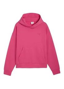 Hoodie Puma "Wardrobe Essentials Boxy Fleece Hoodie Herren", Herren, Gr. XL, pink, 66% Baumwolle, 34% Polyester, Sweatshirts Hoodie