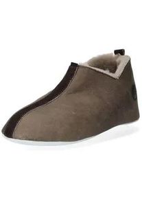 Hausschuh Shepherd "Shepherd Hausschuhe Lammfell", Herren, Gr. 44, grau (stone), Lammfell, Schuhe Hausschuh