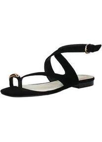 Zehentrenner Dolce Vita "Dolce Vita Sandalen Veloursleder", Damen, Gr. 40, schwarz, Veloursleder, Schuhe Zehentrenner