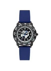 Quarzuhr Cool Time "The Cool Blue Soccer", blau, Armbanduhren, Jungen, Quarzuhr, Armbanduhr, Silikonarmband, Kinderuhr, Junge, analog