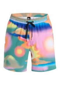 Boardshorts Quiksilver "Surfsilk Straight Volley 17", Herren, Gr. M, deep sea fluid drive, Obermaterial: 92% Microfaser, 8% Elasthan;, Hosen