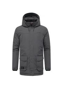 Winterjacke STONE HARBOUR "Wadiim XX", Herren, Gr. S (48), anthrazit, Obermaterial: 100% Nylon; Innenfutter: 100% Polyester; Wattierung: 100% Polyester; &Auml;rmelfutter: 100% Polyester, gerade Po-bedeckend, hoch geschlossener Ausschnitt, &Auml;rmel ohne &Auml;rmelschlitz 1-Knopf-Manschette verstellbar, Jacken Winterjacke, Warm gef&uuml;tterte Outdoorjacke mit Kapuze