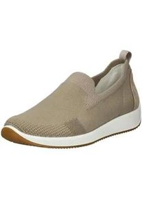 Slipper Ara "Ara Slipper Textil", Damen, Gr. 42, beige (sand), Textil, Schuhe Slipper