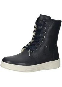 Sneaker Hush Puppies "Hush Puppies Sneaker Leder", Damen, Gr. 39, blau (navy), Leder, Schuhe Sneaker