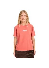 T-Shirt Quiksilver "Standard", Damen, Gr. XS, rot (mineral rot), Obermaterial: 100% Walkfrottier;, Shirts T-Shirt