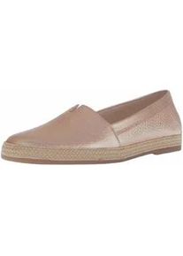 Espadrille Gabor "Gabor Halbschuhe Leder", Damen, Gr. 38,5, beige, Leder, Schuhe Espadrille
