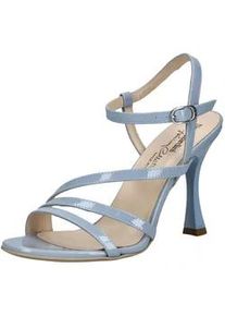 Pumps Nero Giardini "Nero Giardini Sandalen Leder", Damen, Gr. 35, blau, Leder, Schuhe Pumps