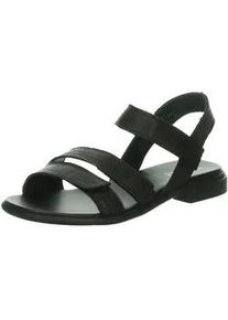 Think! Riemchensandale THINK "Think Sandalen Nappaleder", Damen, Gr. 38, schwarz, Nappaleder, Schuhe Riemchensandale