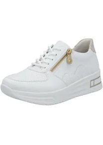Sneaker Rieker "Rieker Sneaker Synthetik", Damen, Gr. 41, wei&szlig;, Synthetik, Schuhe Sneaker
