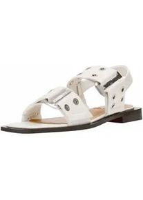 Riemchensandale Steve Madden "Steve Madden Sandalen Lederimitat", Damen, Gr. 40, wei&szlig;, Lederimitat, Schuhe Riemchensandale
