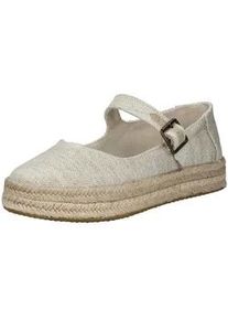 Toms Shoes Riemchenballerina TOMS "TOMS Ballerinas Textil", Damen, Gr. 38, beige (natural), Textil, Schuhe Riemchenballerina