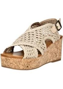 Keilsandalette Blowfish "Blowfish Sandalen Lederimitat", Damen, Gr. 40, gold, Lederimitat, Schuhe