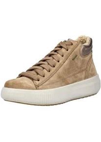 Sneaker Legero "Legero Sneaker Veloursleder", Damen, Gr. 39, beige, Veloursleder, Schuhe Sneaker