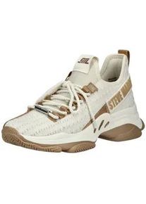 Sneaker Steve Madden "Steve Madden Sneaker Textil", Damen, Gr. 38, wei&szlig; (wei&szlig;, beige), Textil, Schuhe Sneaker