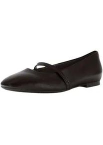 Ballerina Gabor "Gabor Ballerinas Nappaleder", Damen, Gr. 39, schwarz, Nappaleder, Schuhe Ballerina