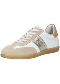 Sneaker Nero Giardini "Nero Giardini Sneaker Leder", Damen, Gr. 36, wei&szlig; (wei&szlig;, beige), Leder, Schuhe Sneaker