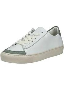Sneaker sneaky steve "sneaky steve Sneaker Leder", Damen, Gr. 45, bunt (wei&szlig;, gr&uuml;n), Leder, Schuhe Sneaker