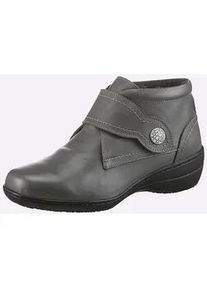 Classic Dog Stiefelette CLASSIC, Damen, Gr. 37, grau, Glattleder, Leder, Rindsleder, Schuhe Stiefelette