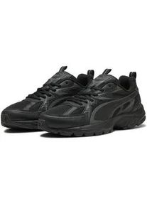 Sneaker Puma "Milenio Tech Sneakers Erwachsene", Damen, Gr. 38, schwarz (schwarz shadow gray), Obermaterial: Textil, Synthetik; Futter: Textil; Innensohle: Textil; Laufsohle: Gummi, Schuhe Sneaker