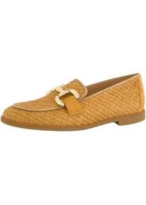 Slipper Paul Green "Paul Green Slipper Veloursleder/Synthetik", Damen, Gr. 39, braun (camel), Synthetik, Veloursleder, Schuhe Slipper