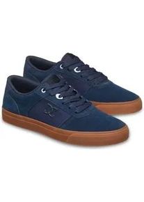 Sneaker DC Shoes "Teknic", Herren, Gr. 10 (43), blau (dc navy, gum), Obermaterial:Obermaterial: Leder (Kuh) / Futter: Textil / Au&szlig;ensohle: Gummi;, Schuhe Sneaker
