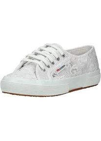 Sneaker Superga "Superga Sneaker Baumwolle", Damen, Gr. 38, wei&szlig; (wei&szlig; kombi), Textil, Schuhe Sneaker