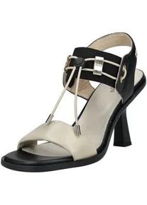 High-Heel-Sandalette Nero Giardini "Nero Giardini Sandalen Leder/Textil", Damen, Gr. 40, schwarz, Leder, Textil, Schuhe