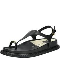 Zehentrenner Dolce Vita "Dolce Vita Sandalen Leder", Damen, Gr. 39, schwarz, Leder, Schuhe Zehentrenner