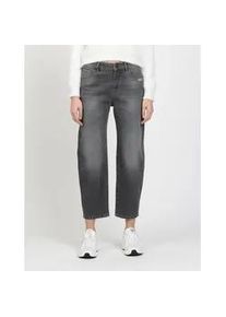 5-Pocket-Jeans Gang "94IDA", Damen, Gr. 29, N-Gr, grau (worn midgrau), Denim/Jeans, Obermaterial: 91% Baumwolle, 7% Polyester, 2% Elasthan, Ballonform kn&ouml;chelfrei, Jeans 5-Pocket-Jeans, cropped