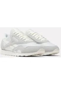 Sneaker Reebok CLASSIC "CLASSIC NYLON", Damen, Gr. 40, moon, moon, chalk, Leder, Synthetik, Textil, Schuhe Sneaker