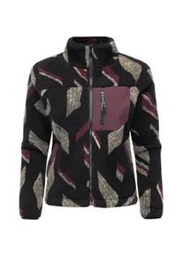 Pl&uuml;schjacke Ragwear "Alaris", Damen, Gr. L (40), schwarz, Pl&uuml;sch, Material: 100% Polyester, Basic, oversize h&uuml;ftbedeckend, hoch geschlossener Ausschnitt, &Auml;rmel ohne &Auml;rmelschlitz normaler Saum mit Gummizug, Jacken, Kuschelige Fleecejacke mit Brusttasche