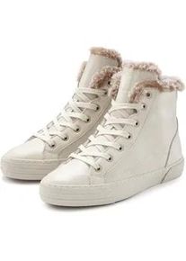 Stiefelette ELBSAND, Damen, Gr. 38, beige, Obermaterial: 94% Lederimitat, 6% Textilmaterial. Decksohle: 100% Textilmaterial. Futter: 100% Textilmaterial. Laufsohle: 100% Synthetik, unifarben, used, Schuhe Stiefelette, Stiefel, Boots, Schn&uuml;rstiefelette, Sneaker, Schn&uuml;rschuh VEGAN