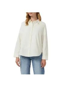 Hemdbluse s.Oliver, Damen, Gr. 34, ecru, Cord, Obermaterial: 100% Baumwolle, unifarben, normal, 2-Knopf-Manschette, Blusen Hemdbluse, aus Feincord, Relaxed Fit