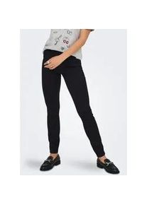 Skinny-fit-Jeans Only "ONLRAY HIGH WAIST SKINNY DNM BOX", Damen, Gr. XS (34), L&auml;nge 32, schwarz, Denim/Jeans, Obermaterial: 69% Baumwolle, 29% Polyester, 2% Elasthan, unifarben, skinny fit, Jeans