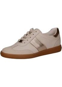 Sneaker Caprice "Caprice Sneaker Leder", Damen, Gr. 38, wei&szlig;, Leder, Schuhe Sneaker