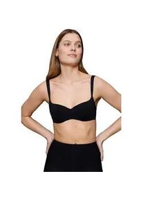 Balconette-BH Triumph "Body Make-Up Illusion", Damen, Gr. 90, Cup B, schwarz, Microtouch, Obermaterial: 49% Polyamid, 36% Polyester, 15% Elasthan, unifarben, Basic, BHs Balconette-BH, Komfort B&uuml;gel, gef&uuml;ttert, seidenweiche Microfaser, atmungsaktiv