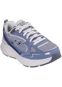 Sneaker Skechers "EDGERIDE", Damen, Gr. 36, blau (graublau), Lederimitat, Mesh, Schuhe Sneaker, Chunky Sneaker, Schn&uuml;rschuh mit Plateau Sohle