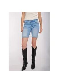 Haily's Shorts HAILY&rsquo;S "SH C JN Je44nny", Damen, Gr. L (40), N-Gr, blau (lblau), Web, Obermaterial: 70% Baumwolle, 25% Polyester, 3% Viskose, 2% Elasthan, unifarben, Hosen Shorts