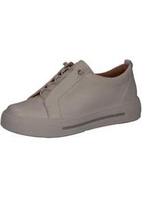 Sneaker Caprice "Caprice Sneaker Leder", Damen, Gr. 40, wei&szlig;, Leder, Schuhe Sneaker