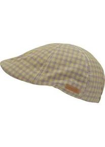 Schieberm&uuml;tze Chillouts "Samsun Hat", Herren, Gr. L/XL, gelb, Kunstfaser, kariert, M&uuml;tzen, mit feinem Karomuster & modernem Schnitt