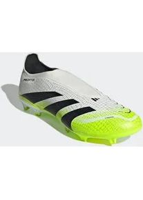 Fu&szlig;ballschuh Adidas PERFORMANCE "PREDATOR LEAGUE LACELESS FIRM/MULTI-GROUND", Herren, Gr. 44,5, bunt (cloud wei&szlig;, core schwarz, lucid lemon), Synthetik, Textil, Schuhe Fu&szlig;ballschuh, geeignet f&uuml;r Rasen- und Kunstrasenpl&auml;tze