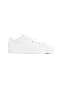 Y-3 Low-Top Sneaker - White Suede Low-Top Sneakers With Rounded Toe Cap - Gr. 11 - in Wei&szlig; - f&uuml;r Damen