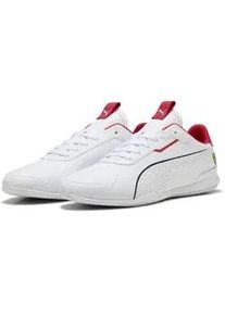 Sneaker Puma "Scuderia Ferrari Neo Cat 3.0 Sneakers Erwachsene", Damen, Gr. 48, wei&szlig; (wei&szlig; rosso corsa rot), Obermaterial: Textil, Synthetik; Futter: Textil; Innensohle: Textil; Laufsohle: Gummi, Schuhe Sneaker