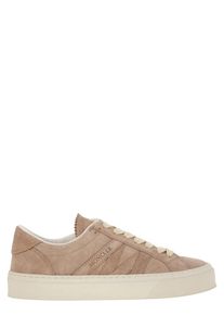 Moncler Low-Top Sneaker - Monaco2 - Suede Sneakers - Gr. 38 (EU) - in Rosa - f&uuml;r Damen