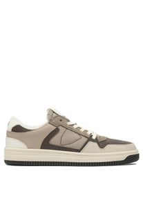 Philippe Model Low-Top Sneaker - Slip-On Low-Top Sneakers With Textured Leather Pan - Gr. 40 (EU) - in Beige - f&uuml;r Damen