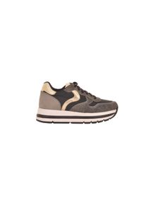 Voile Blanche Low-Top Sneaker - Platform Sneakers With Textured Accents - Gr. 36 (EU) - in Beige - f&uuml;r Damen