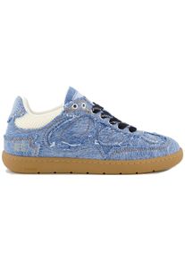 Ganni Low-Top Sneaker - Dames 08 denim sneakers - Gr. 37 (EU) - in Blau - f&uuml;r Damen