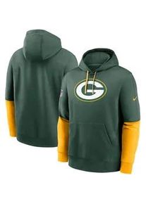 Kapuzenpullover Nike "Nike Hoodie Green Bay Packers Nike Club Team Issue", Damen, Gr. M, gr&uuml;n, 80% Baumwolle, 20% Polyester, Pullover Kapuzenpullover